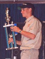 Jacob Hout (OH), 2nd Place Individual, at the awards ceremony on July 7, 2001