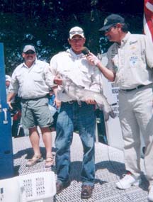 Large catfish caught during the Northern Junior Divisional June 25, 2004