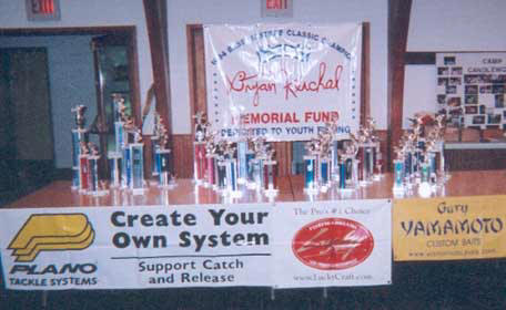 44 trophies were awarded for the Bryans Fishing Camp Tournament on Friday, August 19, 2005