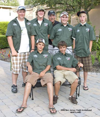 The 4th place team from Maryland was comprised of team members Jesse Colie, Nick Dietrich, Andrew Griffith, Colby Martin, Johnny Sims, Billy Staley and youth director Jim Kline – New Jersey Junior Invitational – June 28, 2008