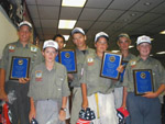The 1st Place Team from Ontario, Canada was made up of Steve Hudson, Justin Toth, Aaron Anders, Steve Rowbotham, Mathew Kirby and Joe Elliot.  July 13, 2002