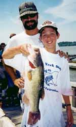 Ian Ceely, 1st. Place - Big Fish, 5 pounds, 2 ounces