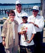 Erik Cruz(CT) Sportsmanship Trophy, Ronnie and Ray Kerchal, Captain Jett Thacker