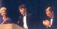 July 30, 1994, - Greensboro, North Carolina Bryan Kerchal speaking at the 1994 Bass Masters Classic banquet. Helen Sevier, CEO of BASS, and Dewey Kendrick are also in photo.